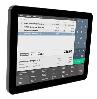 Сенсорный Монитор покупателя 15" с установ-м компл-м для сенсор. моноблока POSCenter POS101 